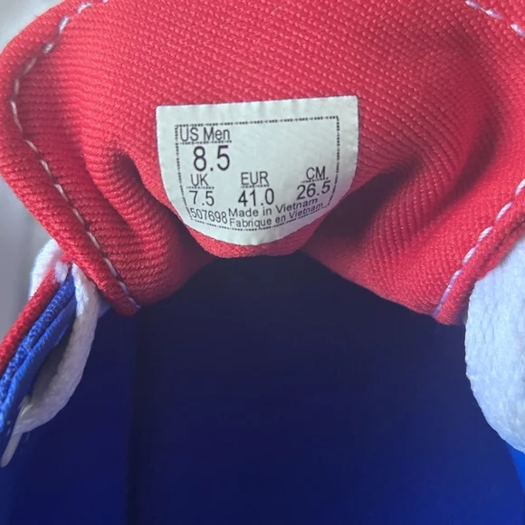 Vans Old School in Red and Blue - Picture 4 of 6